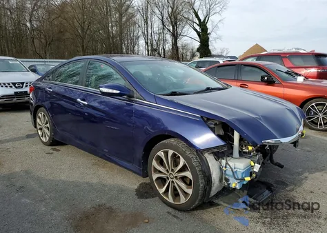 2014 Hyundai Sonata Se z USA, uszkodzony, nr VIN 5NPEC4AC0EH811370